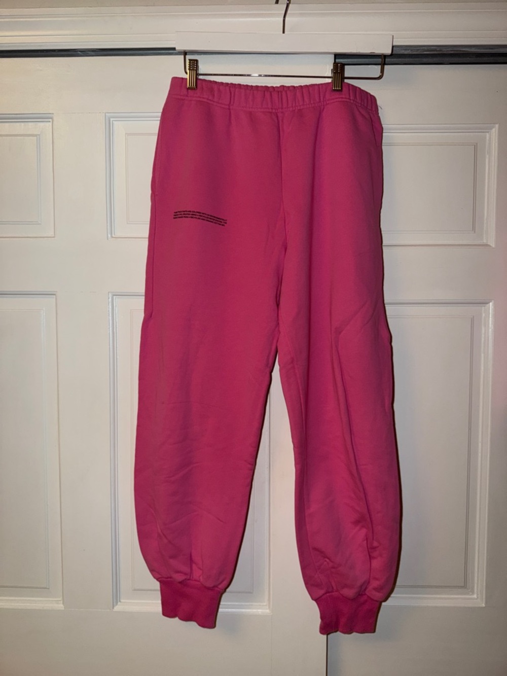Pangaia Hot Pink Fleece Joggers